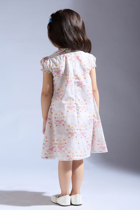 Neha Gursahani Multi Color Floral Dress 