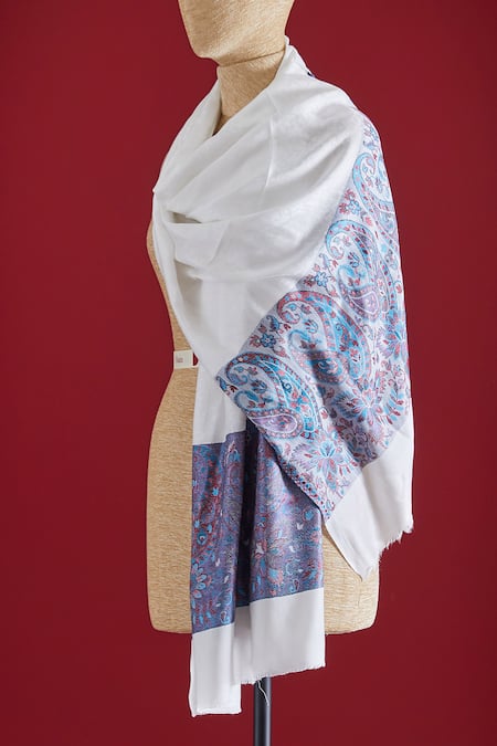 SHAZA Multi Color Multicolor Kani Stole 