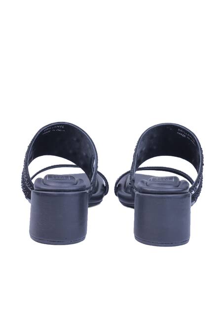 Buy_Heel Your Sole_Black Rhinestones Brilliante Heels _Online_at_Aza_Fashions
