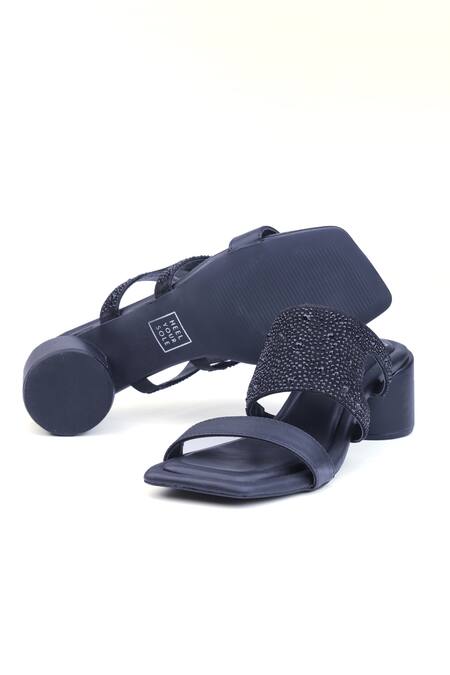 Heel Your Sole_Black Rhinestones Brilliante Heels _at_Aza_Fashions