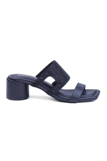 Buy_Heel Your Sole_Black Rhinestones Brilliante Heels 