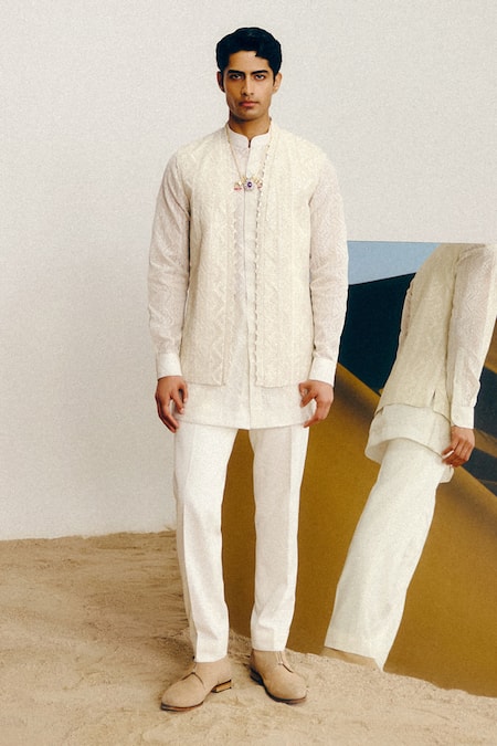 Amaare Designer Marhu Nehru Jacket Set 