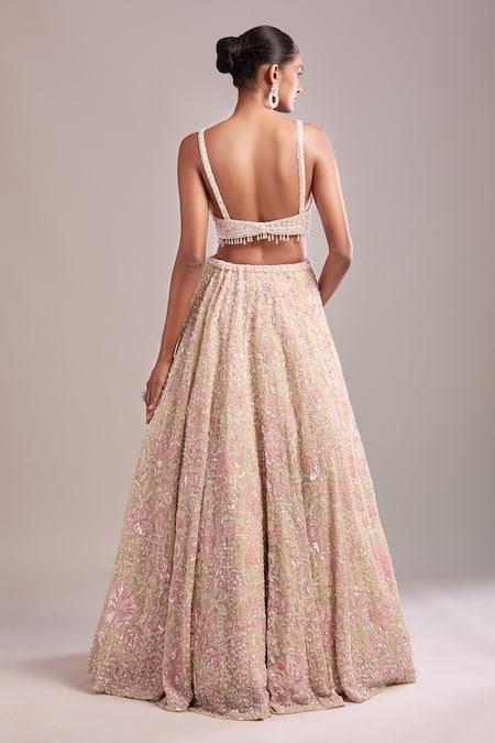 Seema Gujral Embroidered Multi Color Lehenga Set 