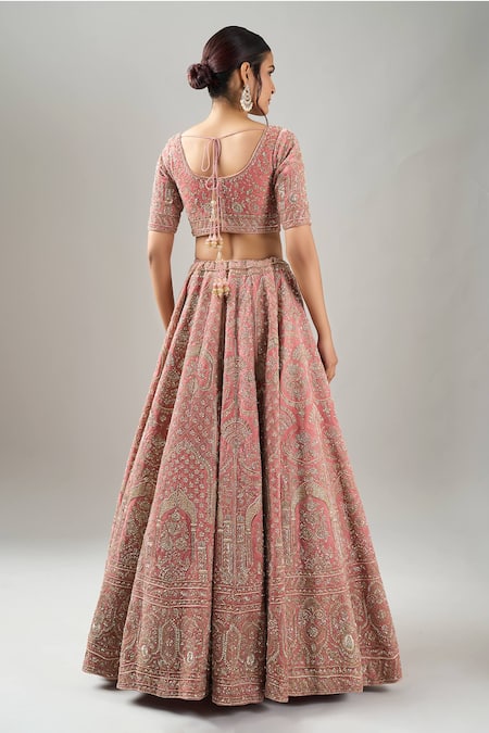 Kalighata Elnaz Pink Lehenga Set 