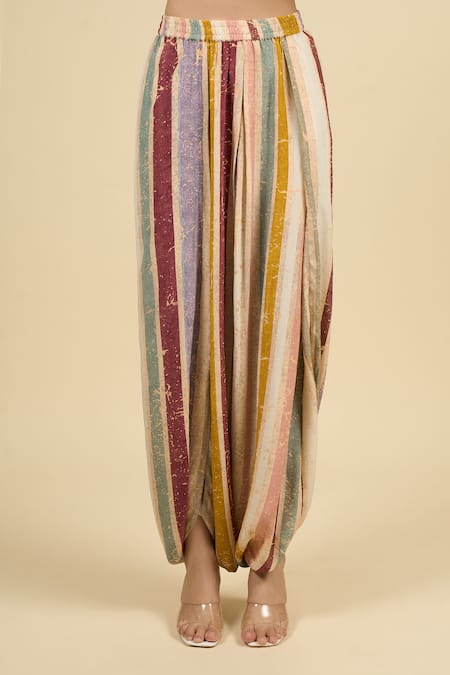 Buy Aseem Kapoor Multi Color Embroidery Round Neck Kurta And Trouser Set Online at Aza Fashions Buy_Aseem Kapoor_Multi Color Embroidery Round Neck Kurta And Trouser Set _Online_at_Aza_Fashions