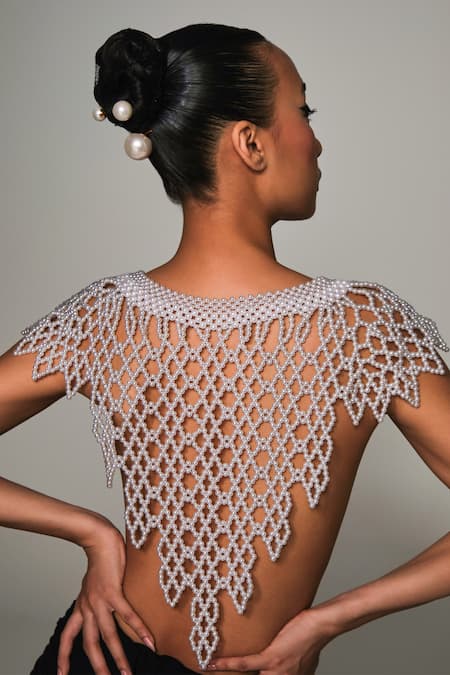 Anaash Designer Pearl Cape 