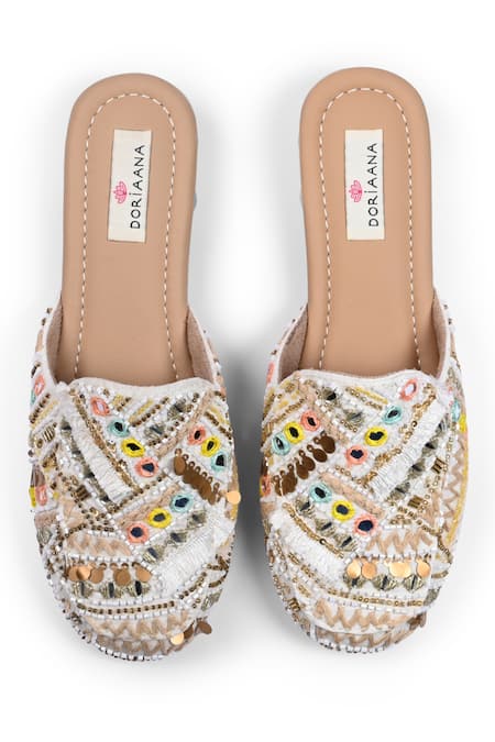 Doriaana Designer Multi Color Flats 