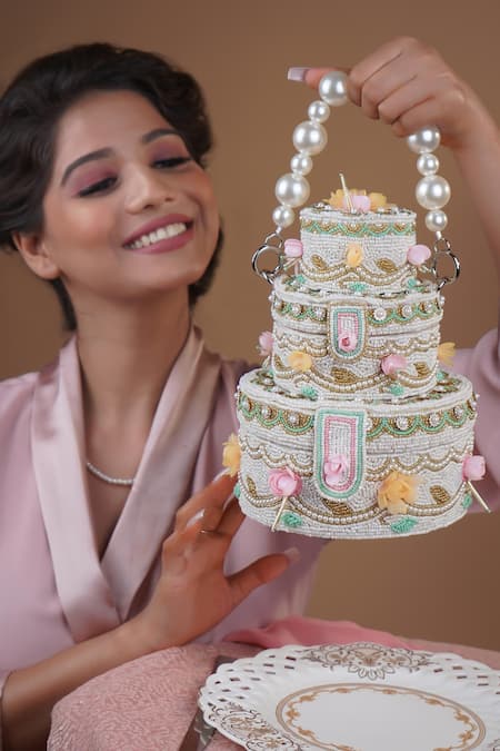 Puneet Gupta Cake Minaudiere Handbag 