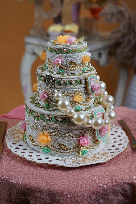 Puneet Gupta Cake Minaudiere Handbag 