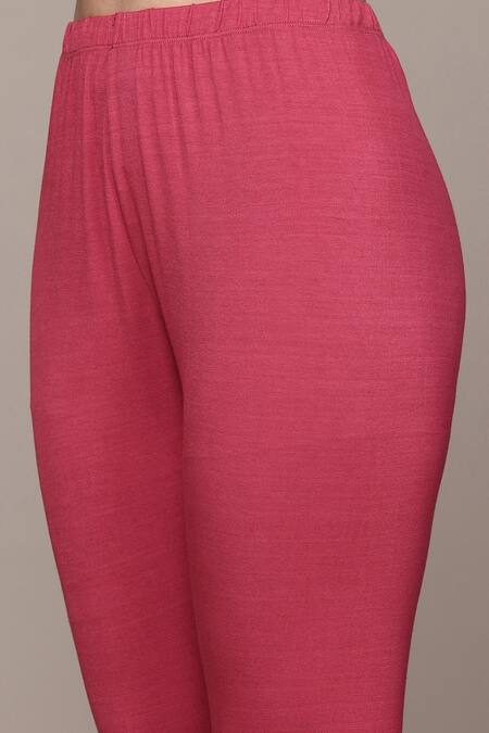 Shop Ritu Kumar Pink Viscose, Lycra Embroidery Round Neck Calabria Kurta With Churidar And Dupatta Online at Aza Fashions Shop_Ritu Kumar_Pink Viscose, Lycra Embroidery Round Neck Calabria Kurta With Churidar And Dupatta _Online_at_Aza_Fashions