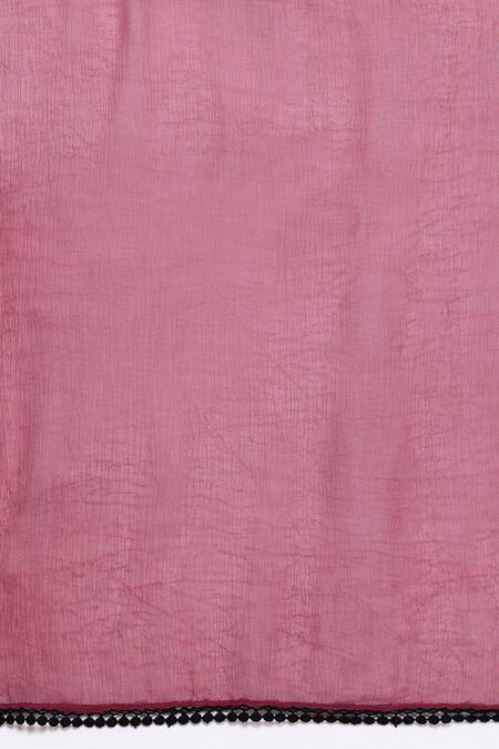 Buy Ritu Kumar Black Viscose Embroidery Round Neck Arith Solid Kurta Set Buy_Ritu Kumar_Black Viscose Embroidery Round Neck Arith Solid Kurta Set