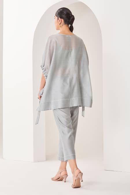 Sue Mue Handwoven Silk Chanderi Co-Ordinate Set 