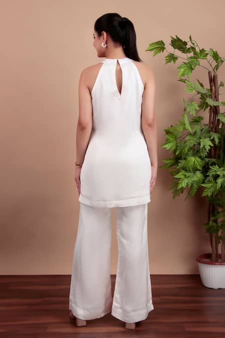 Nidhi Kejriwal Floral Hand-Painted Co-ord Set 