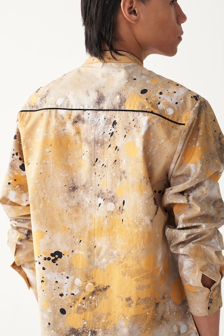 Three Painter Poppy Applique Shirt 