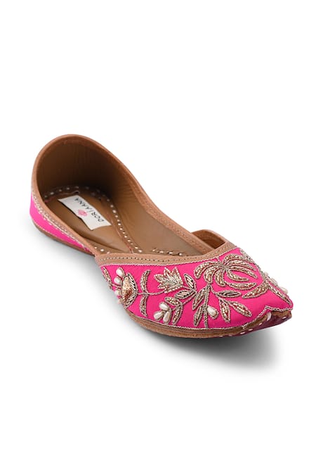 Doriaana Pink Aisha Designer Hot Jutti