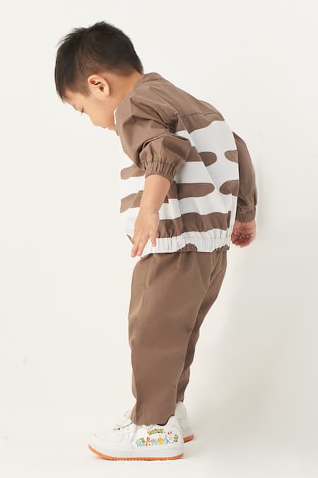 Three Abstract Bomber Jacket 