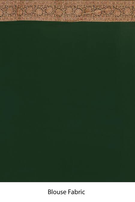 Naaritva India_Red Crepe, Chiffon, Silk Zari Hand Woven Banarasi Saree With Running Blouse_Online_at_Aza_Fashions