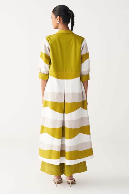 Three Lime Green Applique Jacket Co-ord Set 