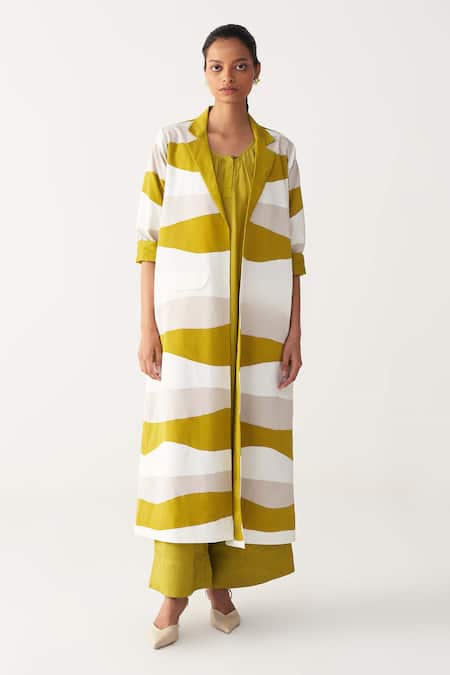 Three Lime Green Applique Jacket Co-ord Set 