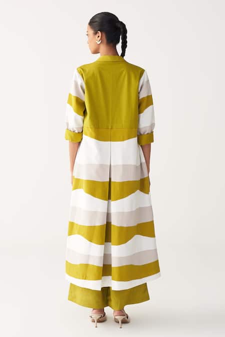 Three Lime Green Applique Jacket 