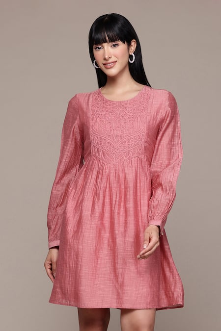 Ritu Kumar Pink Essential-Label Short Dress 
