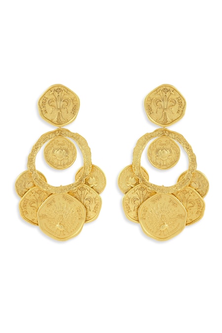 Mnsh Shakti Jhumka Earrings 