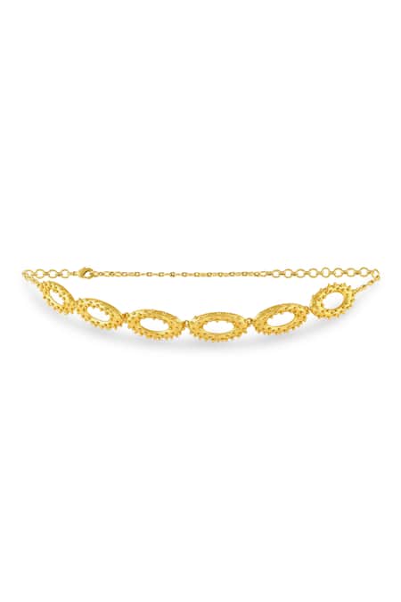 Mnsh Vine Mini Oval Choker 