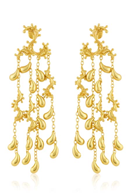 Mnsh Amour Drop Shoulder Duster Earrings 
