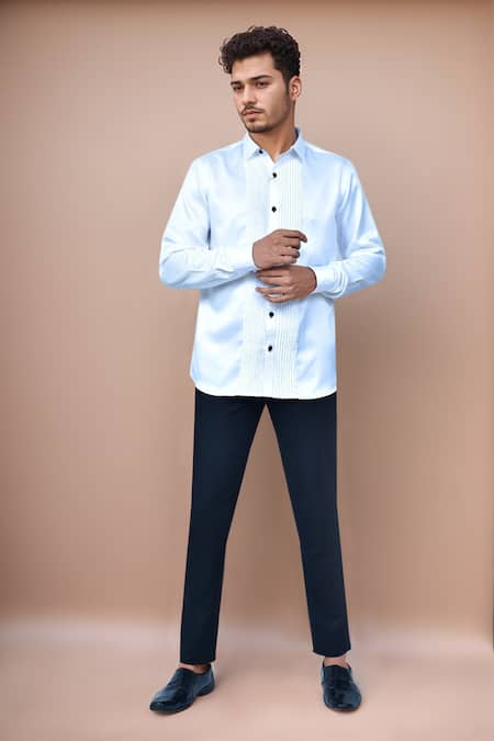 Samyukta Singhania Pintuck Full Sleeve Shirt 