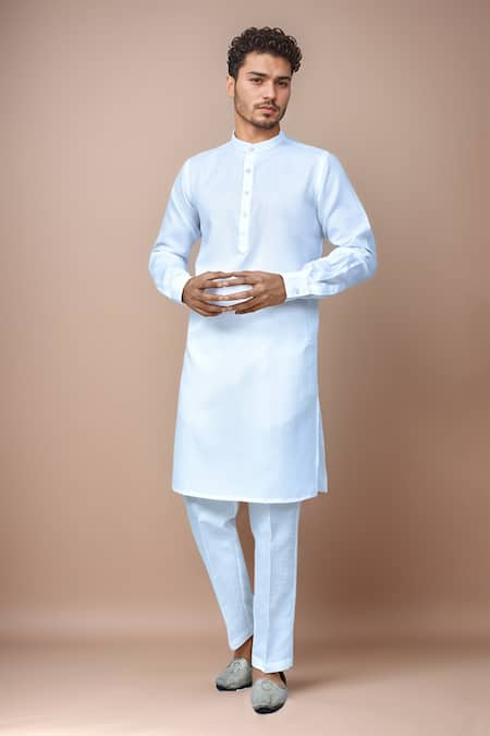 Samyukta Singhania Linen Cotton Kurta Set 