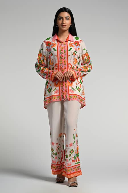 Taroob Floral Utopia Co-ord Set 