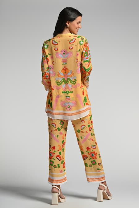 Taroob Floral Utopia Tunic Set 