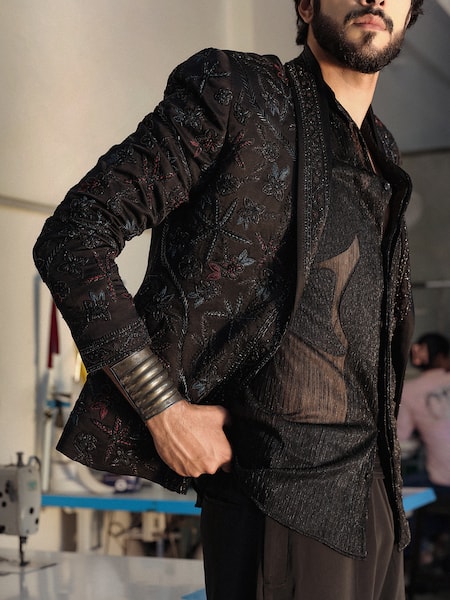 Jatin Malik Black Dahlia Designer Set 