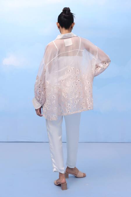 Couché By Anandini Soft Illusion Pink Shirt 