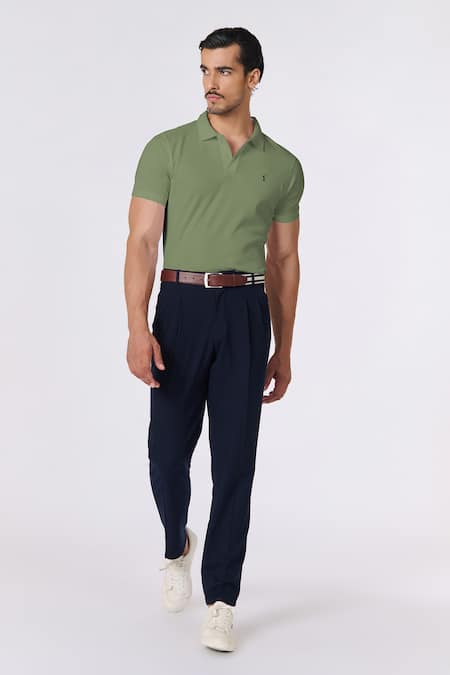 S&N by Shantnu Nikhil Sage Slim Fit Designer T-Shirt 