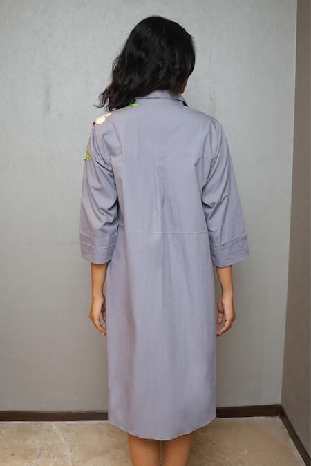 Studio Moda India Jasmine Applique Print Dress 