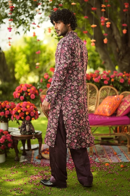 Mahima Mahajan Designer Floral Print Kurta Set 
