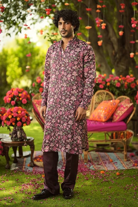 Mahima Mahajan Designer Floral Print Kurta Set 