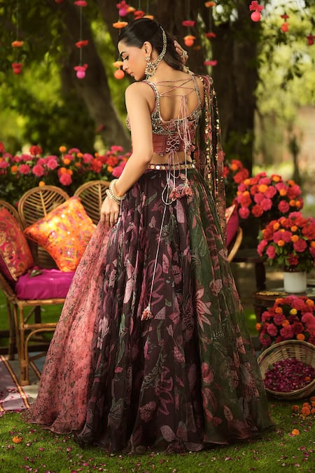 Mahima Mahajan Organza Designer Lehenga Set 