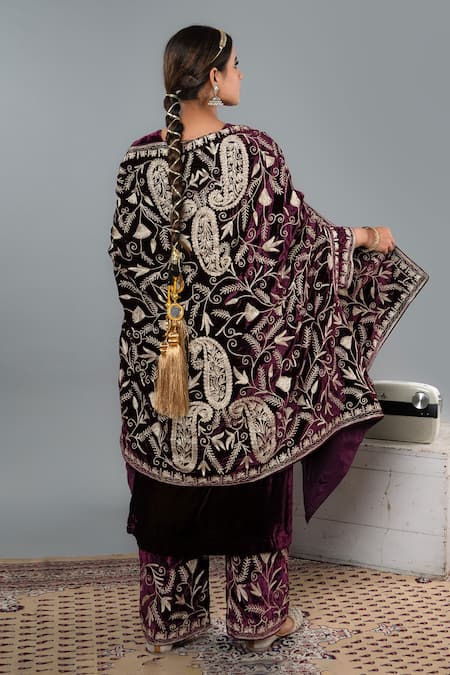 Angad Creations Shaamdaani Kurta Set with Cape 