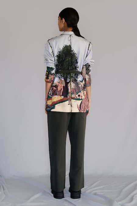 Anurag Gupta Neolithic Coat Set 