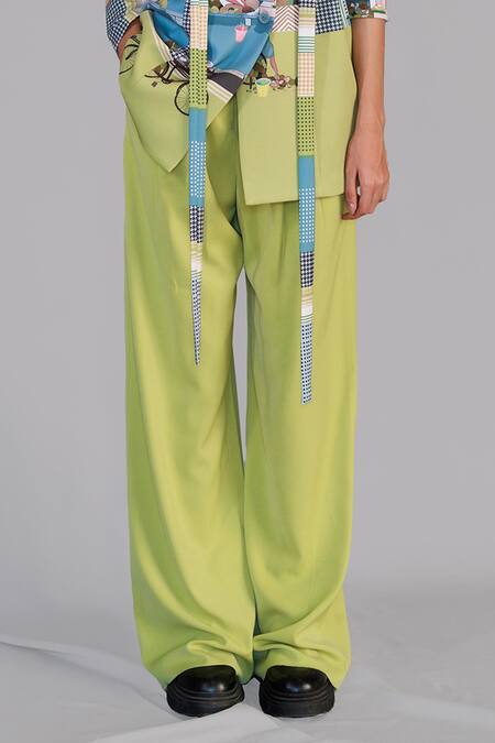 Anurag Gupta_Multi Color Crepe, Brocade Street Printed Coat Set _Online_at_Aza_Fashions