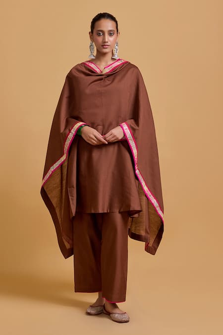Gulabo by Abu Sandeep Chanderi Designer Dupatta 