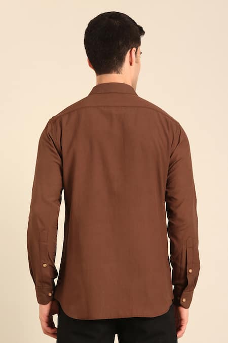 Mayank Modi - Men Designer Malai Cotton Shirt