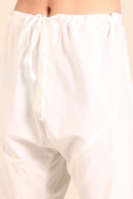 Buy_Mayank Modi - Men_Green Linen Embroidery Designer Kurta 