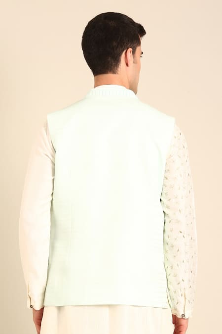 Mayank Modi - Men Short Open Nehru Jacket 