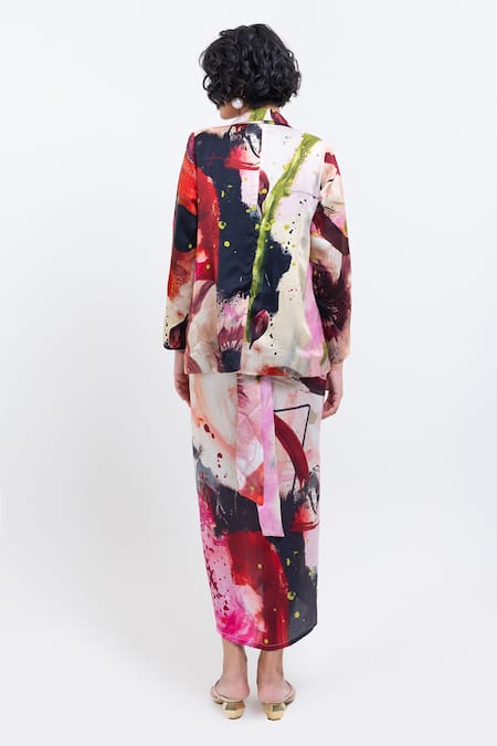 Pop Sugar Multicolor Printed Blazer 