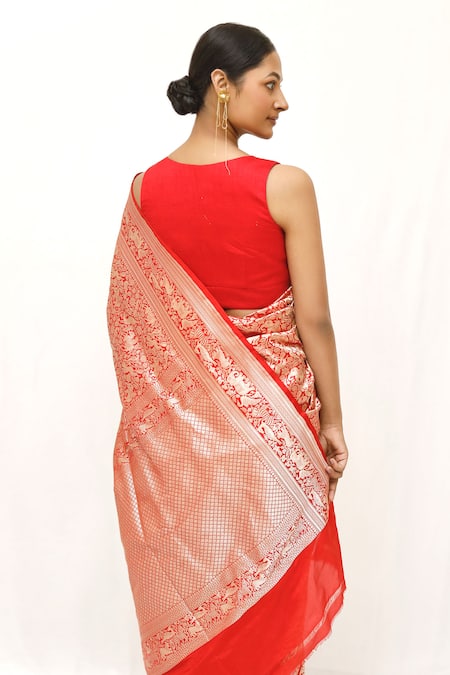 Neha & Tarun Designer Woven Silk Saree 