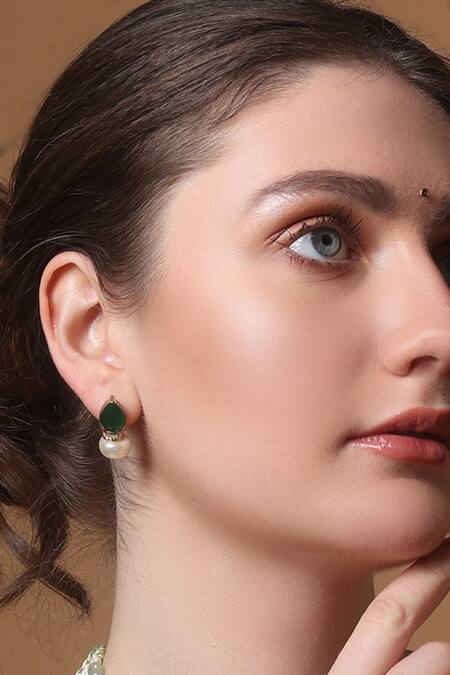 Buy_Dugran By Dugristyle_Green Radiant Empress Drop Earring 