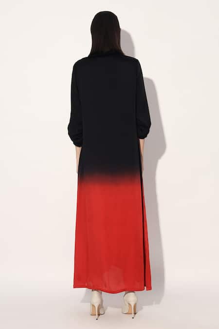 Linetribe Red Black Ombre Tunic 